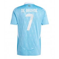 Fotbalové Dres Belgie Kevin De Bruyne #7 Venkovní ME 2024 Krátký Rukáv